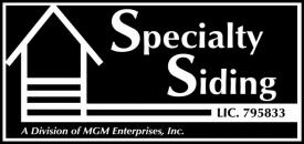 Specialty Siding / MGM Enterprises Inc.